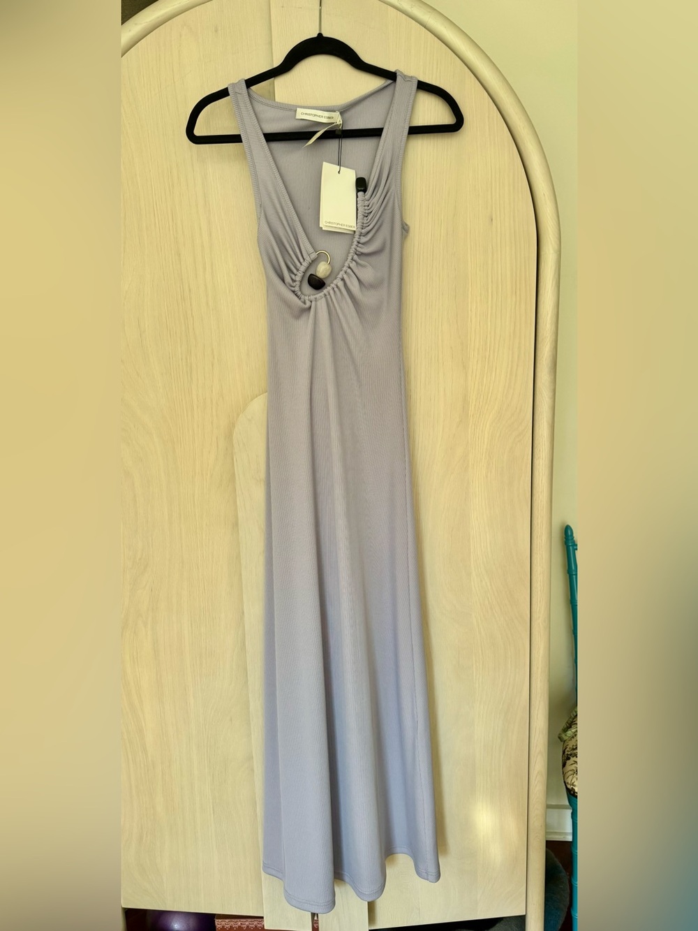 Christopher Esber Spiral Crystal Tank Dress NWT size US 2